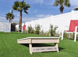 Bubbles By The Sea | Golf Cart, Cornhole & Pool