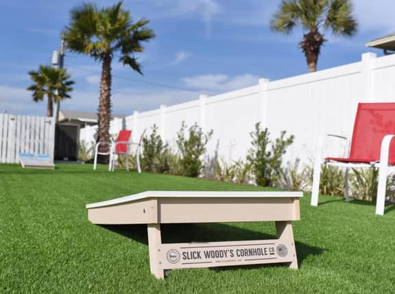 Bubbles By The Sea | Golf Cart, Cornhole & Pool